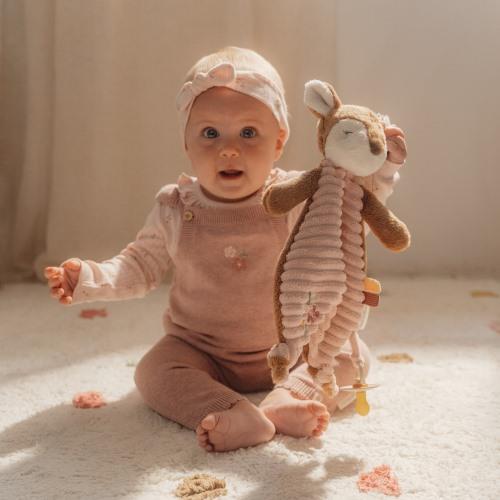 Little Dutch rosa Schnuffeltuch Reh - Fairy Garden Kuscheltuch