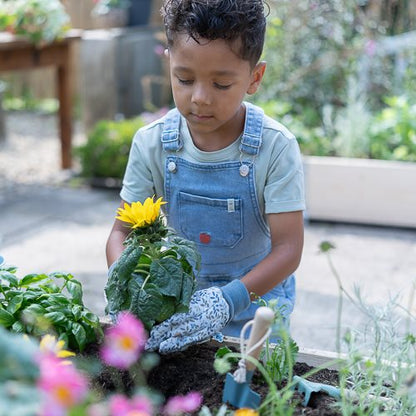 Little Dutch Kinder Gartenhandschuhe blau - Forest Friends