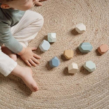 Little Dutch Balancier- & Stapelsteine Holz FSC – Forest Friends LD7252