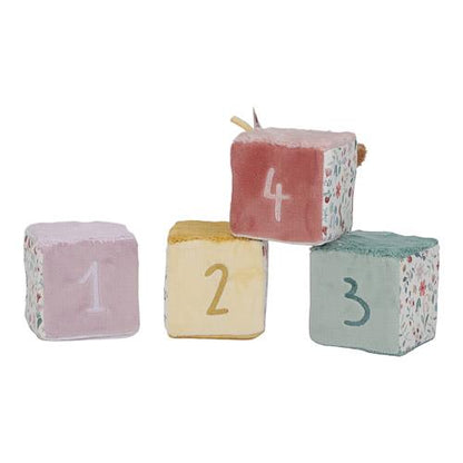 Little Dutch rosa Stoffwürfel Set Fairy Garden 4er LD9016
