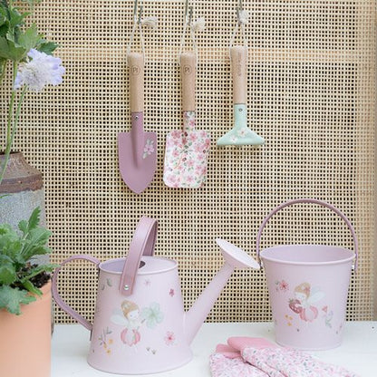 Kinder Gießkanne rosa aus Metall – Little Dutch Fairy Garden