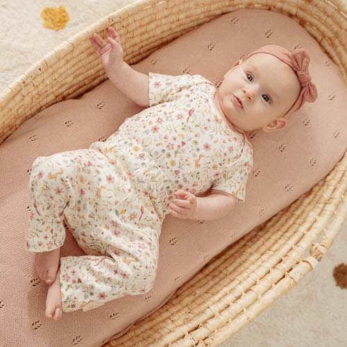 Little Dutch Leggings Fairy Garden - weiss