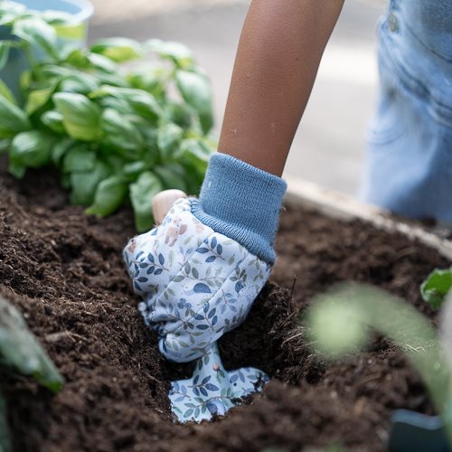 Little Dutch Kinder Gartenhandschuhe blau - Forest Friends