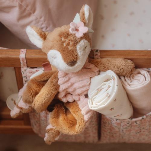 Little Dutch rosa Schnuffeltuch Reh - Fairy Garden Kuscheltuch