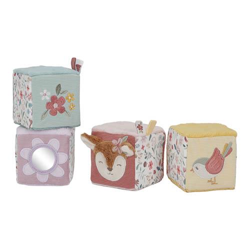 Little Dutch rosa Stoffwürfel Set Fairy Garden 4er LD9016