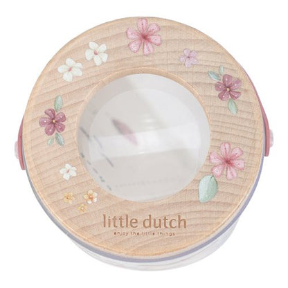 Little Dutch Insektenglas mit Lupe rosa- Fairy Garden Lupenglas