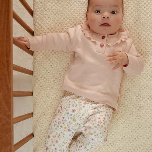 Little Dutch Leggings Fairy Garden - weiss