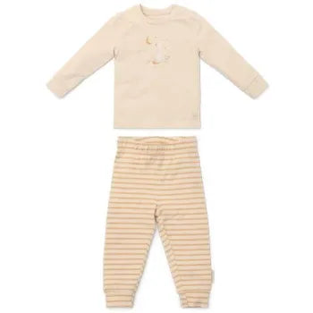 Little Dutch 2-teiliger Schlafanzug Little Goose - Sand