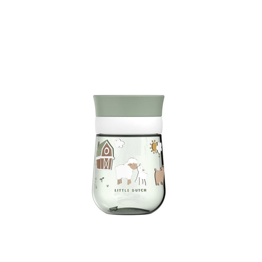 Little Dutch 360° Trinklernbecher Mio 300 ml grün Little Farm Mepal