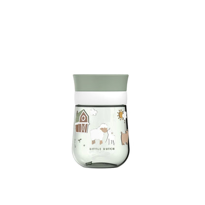 Little Dutch 360° Trinklernbecher Mio 300 ml grün Little Farm Mepal