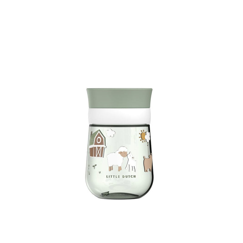 Little Dutch 360° Trinklernbecher Mio 300 ml grün Little Farm Mepal