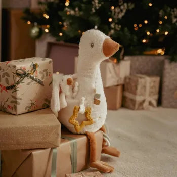 Little Dutch Aktivitäten-Kuscheltier Goose - weiss - kleine Gans