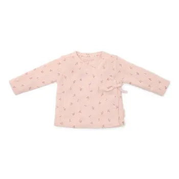 Little Dutch Baby Wickelshirt Langarm Rosa Fairy Flowers (Gr. 44-74)