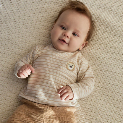 Little Dutch Langarmshirt Safari Friends mit Löwenmotiv auf der Brust