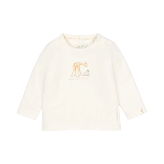 Little Dutch Baby Langarmshirt Creme mit Giraffen-Print Safari Friends  Artikel: cl26291000 cl26291001 cl26291002 cl26291003 cl26291004 cl26291005