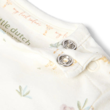 Baby Langarmshirt Little Dutch aus Baumwolle Bio mit Schulterdruckknopf