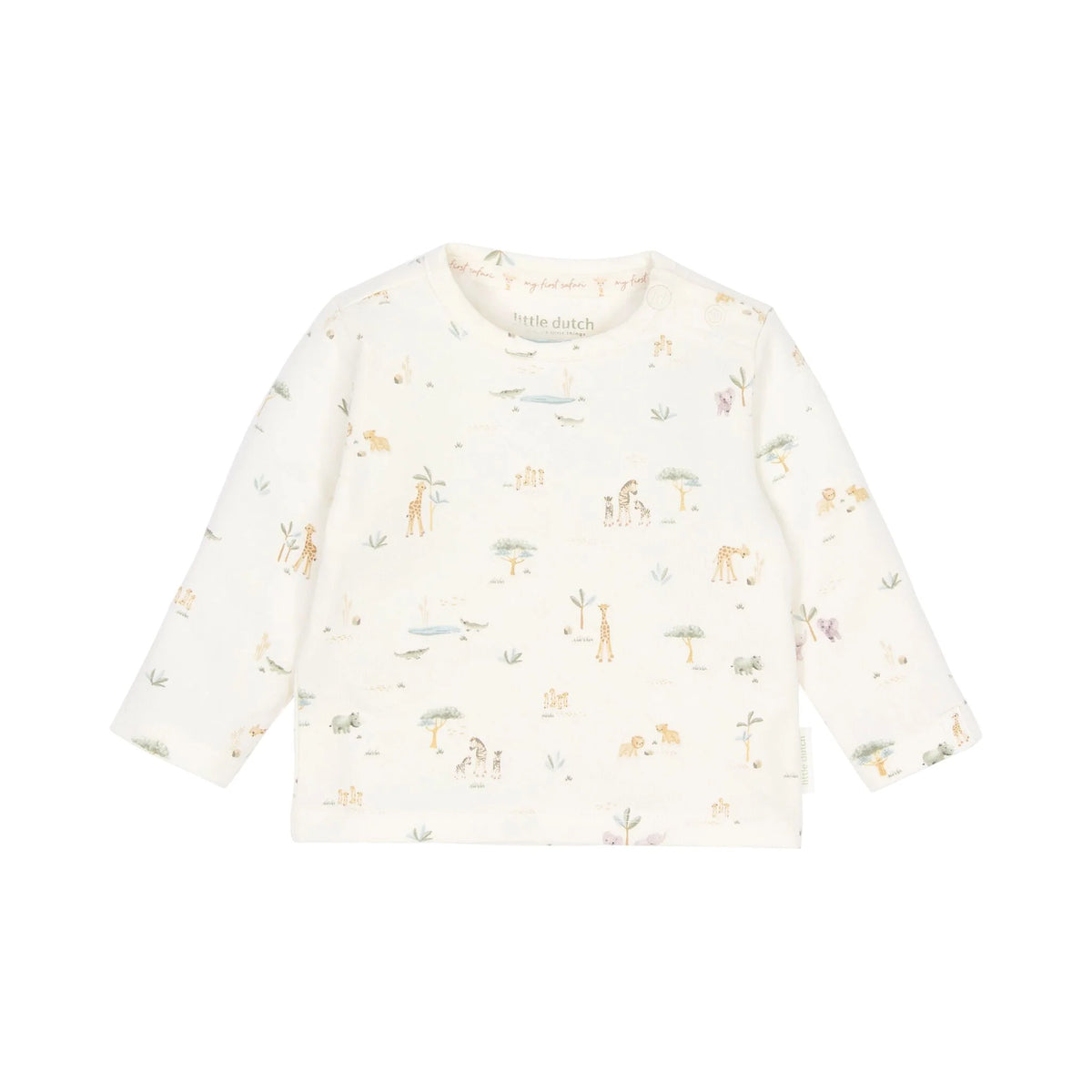 Little Dutch Baby Langarmshirt Weiß Little Safari Friends Vorderseite Artikel cl26291006 cl26291007 cl26291008 cl26291009 cl26291010 cl26291011
