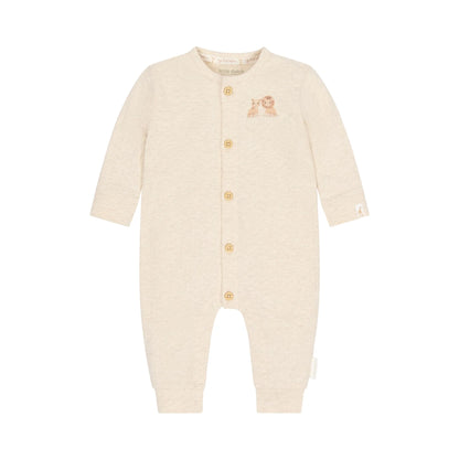 Little Dutch Baby Strampler Beige mit Löwe und Löwin Safari Friends