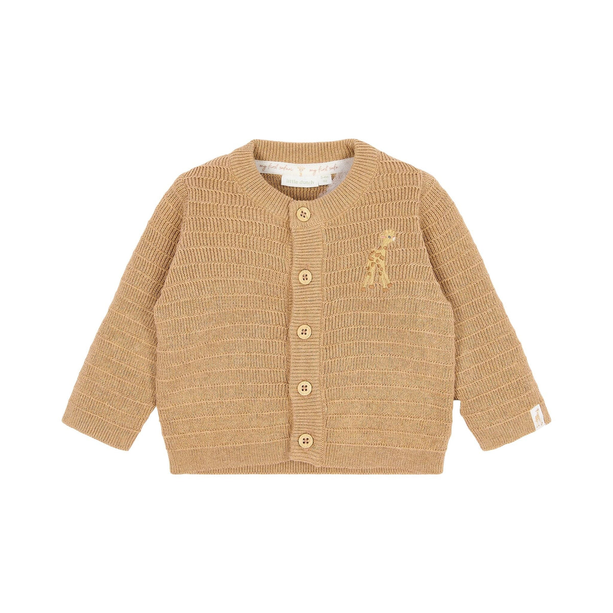Little Dutch Baby Strickjäckchen Braun aus der Kollektion Safari Friends
