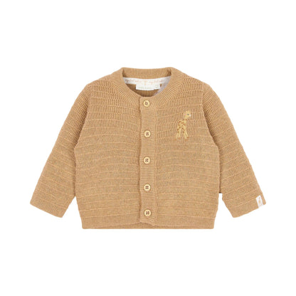 Little Dutch Baby Strickjäckchen Braun aus der Kollektion Safari Friends