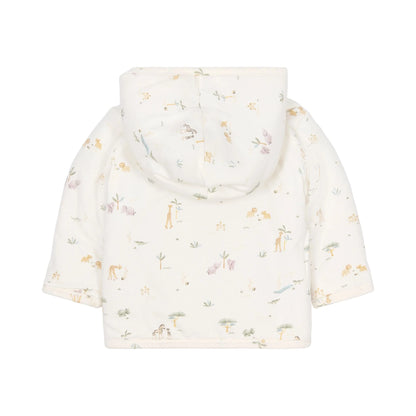 Little Dutch Wende-Cardigan Safari Friends Rückseite mit Tiermotiv