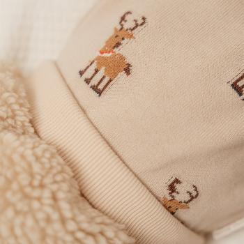 Little Dutch Gestrickter Weihnachtspullover mit Rentier