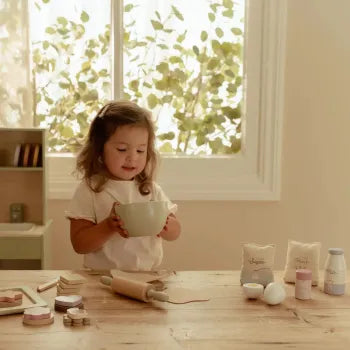 Little Dutch Backset Holz – mehrfarbiges Backspielzeug