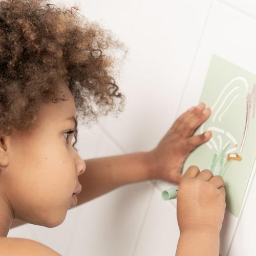 Little Dutch Bademalstifte mit Schablonen - Forest Friends – Detailansicht