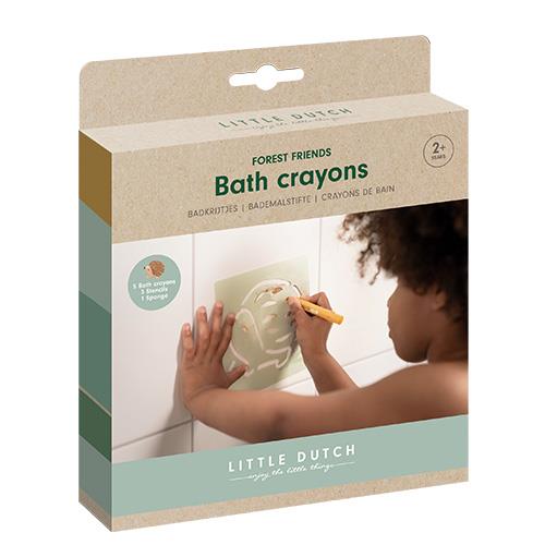 Little Dutch Bademalstifte mit Schablonen - Forest Friends – Material