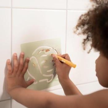 Little Dutch Bademalstifte mit Schablonen - Forest Friends