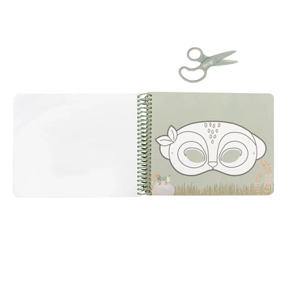 Little Dutch Bastelbuch Masken mit Schere Jim – Safari Friends Details Schere