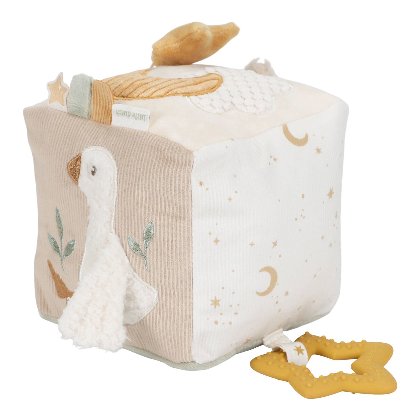 Little Dutch Beige Aktiv Würfel Soft Newborn Naturals GRS