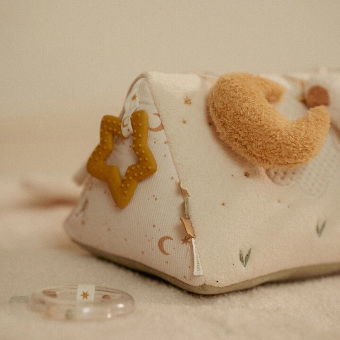 Aktivitätsdreieck Newborn Naturals Beige mit Hase und Vogel Ansicht 6