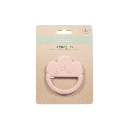 Little Dutch Beißspielzeug rosa Blume - Beißring aus Silikon – Lifestyle