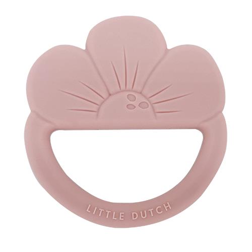 Little Dutch Beißspielzeug rosa Blume - Beißring aus Silikon