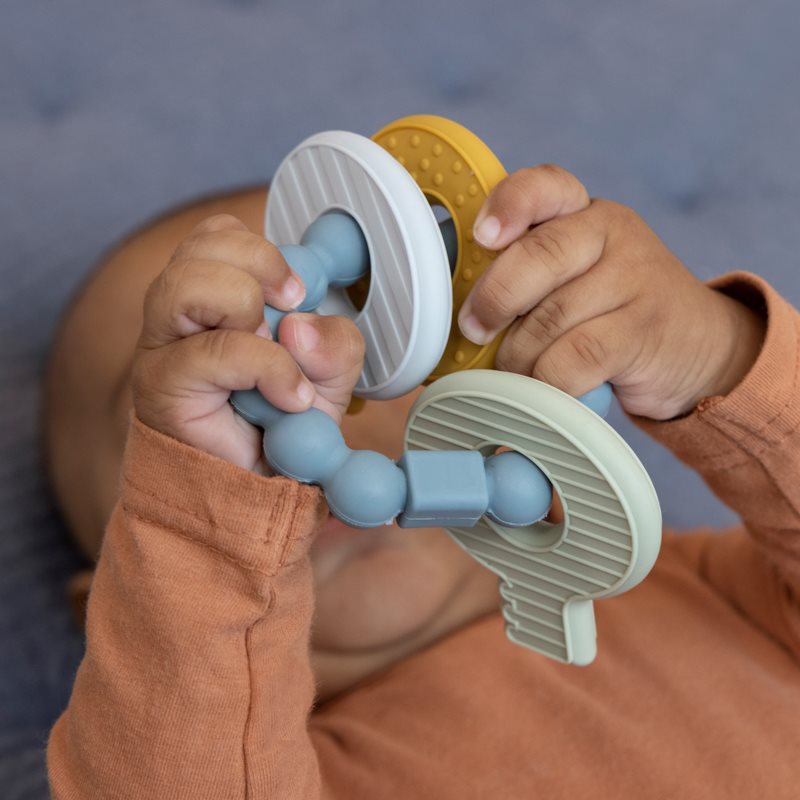 Little Dutch Beißspielzeug Schlüsselbund blau – Material