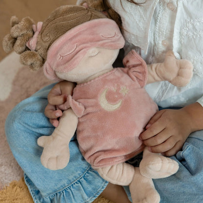 Little Dutch große Babypuppe Rosa 40 cm - Schlafpuppe LD4679