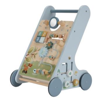 Little Dutch Laufwagen Multi Activity blau Holz - Forest Friends