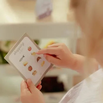 Little Dutch Holz-Einkaufswagen grün – Little Farm Kollektion