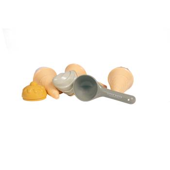 Little Dutch Strandset Eistüten 9-teilig - Eiscreme Sandformen