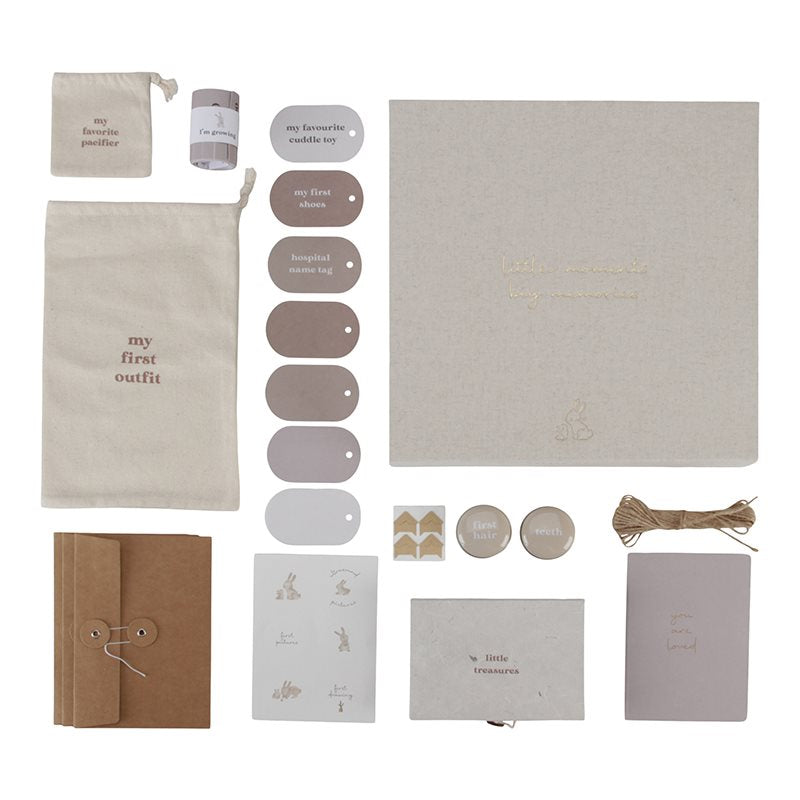 Little Dutch Erinnerungsbox sand Baby Bunny Newborn – Lifestyle