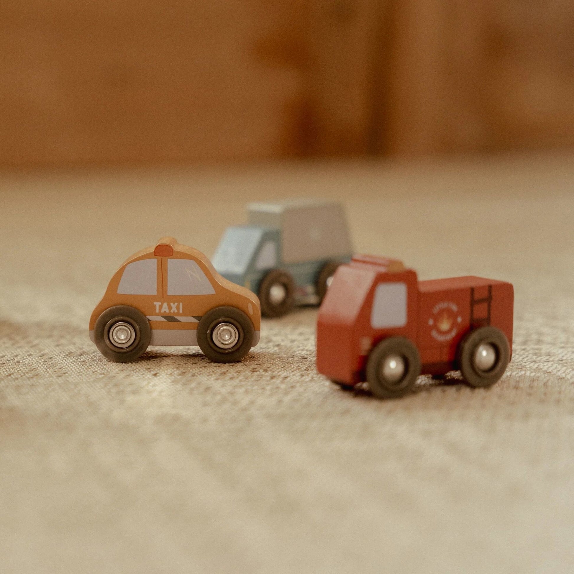 Little Dutch Fahrzeugset Holz 10-teilig - Autos – Größe