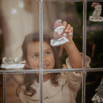 Little Dutch Fensteraufkleber Weihnachten Detailansicht