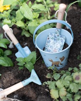 Little Dutch Gartenwerkzeuge blau - Gartengeräte Set Forest Friends