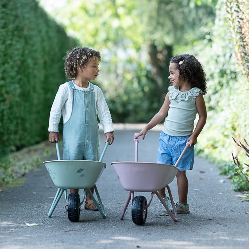 Little Dutch Garten Schubkarre für Kinder grün - Forest Friends – Größe