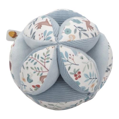 Little Dutch Greifball blau -  Forest Friends - Stoffball mit Rassel