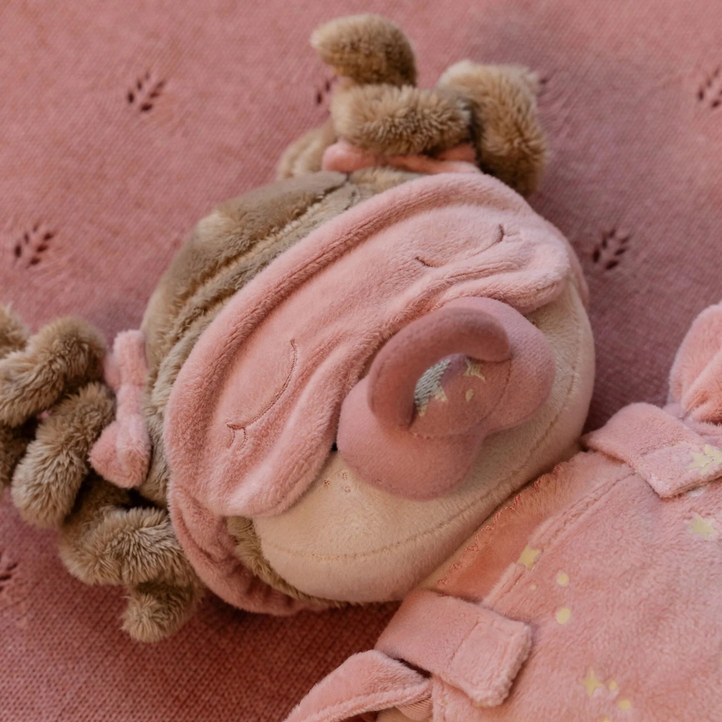 Schlaf Schön die Little Dutch große Babypuppe Rosa 40 cm - Schlafpuppe LD4679