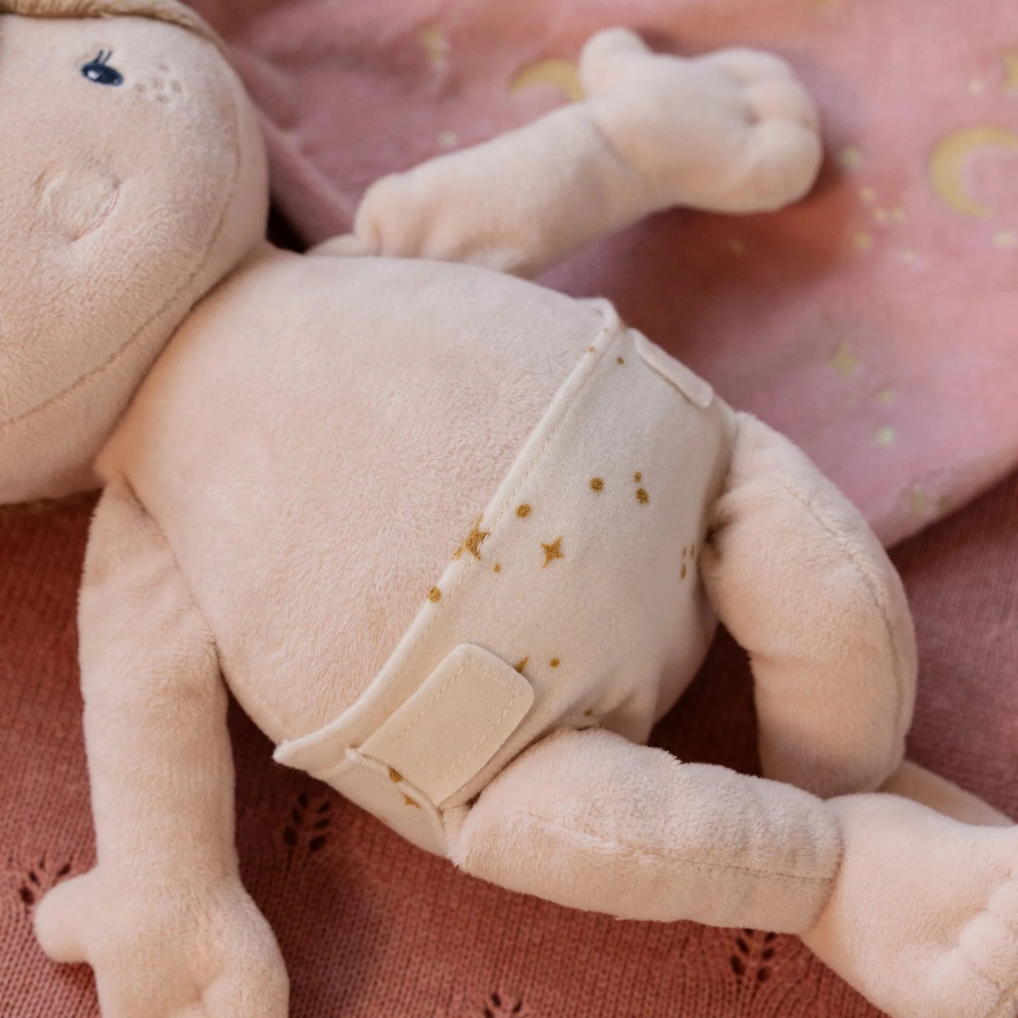 Little Dutch große Babypuppe Rosa 40 cm - Schlafpuppe LD4679
