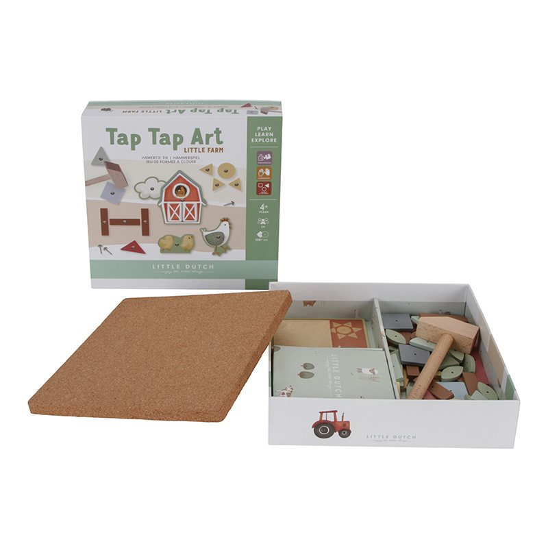 Little Dutch Hammerspiel Tap Tap Art Little Farm – Anwendung