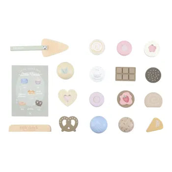 Little Dutch Holz Etagere Grün – Kinder Teeservice Spielzeug